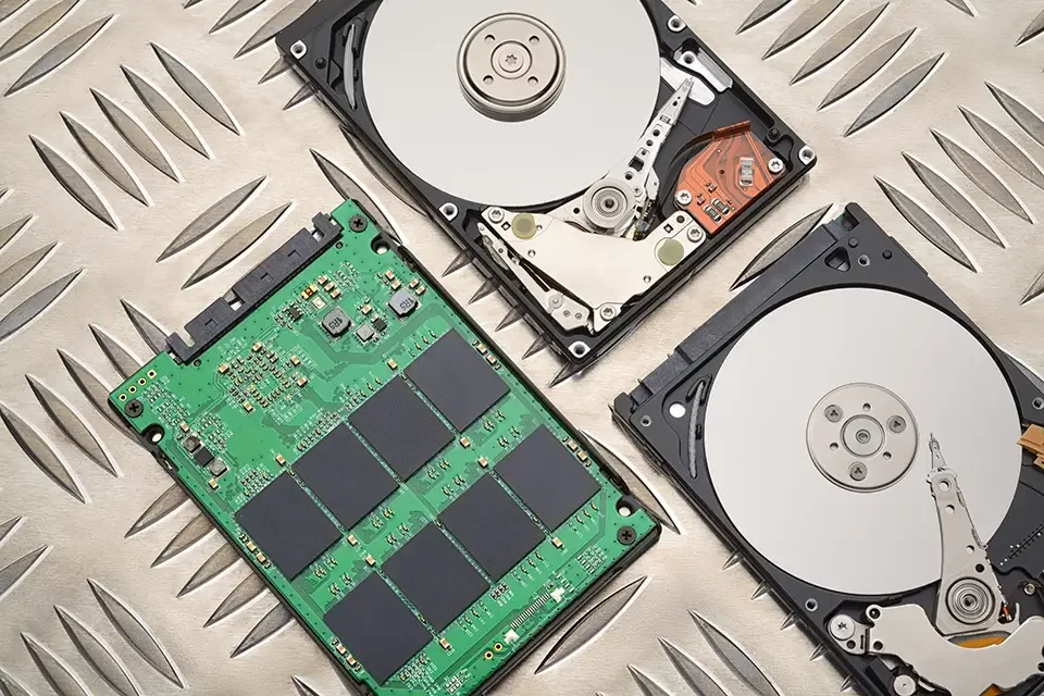SDDs vs HDDS. The Difference Between SSDs and HDDs