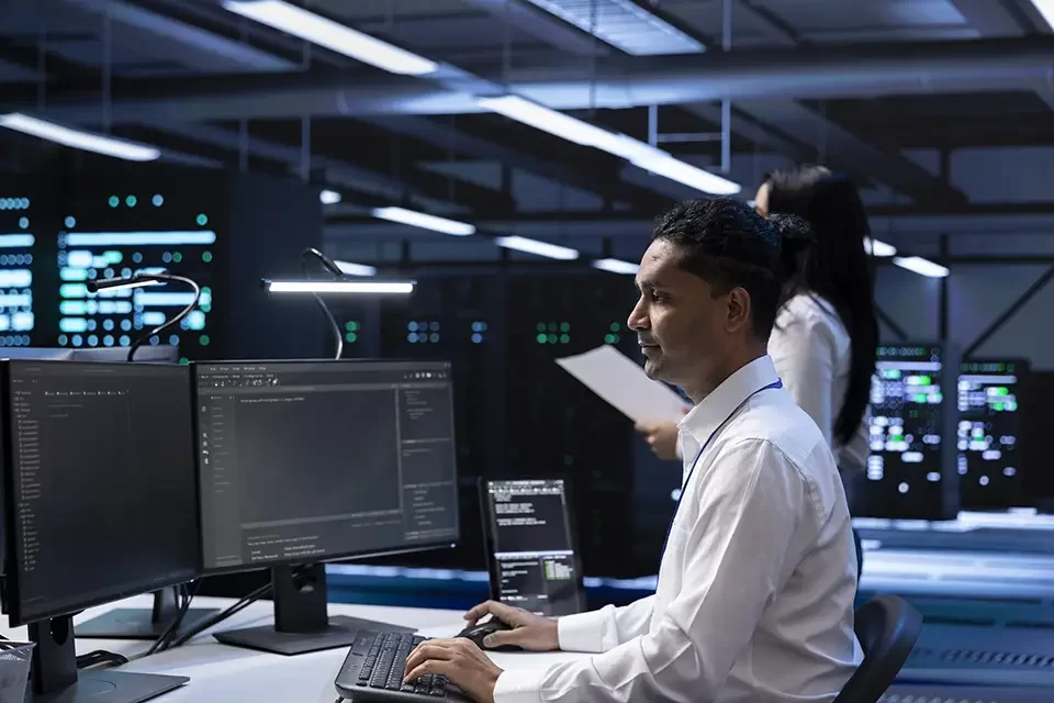it-professional-doing-maintenance-on-storage-device it-professional-doing-maintenance-on-storage-device